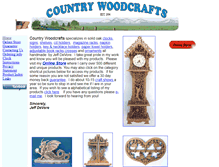 Tablet Screenshot of cwoodcrafts.com